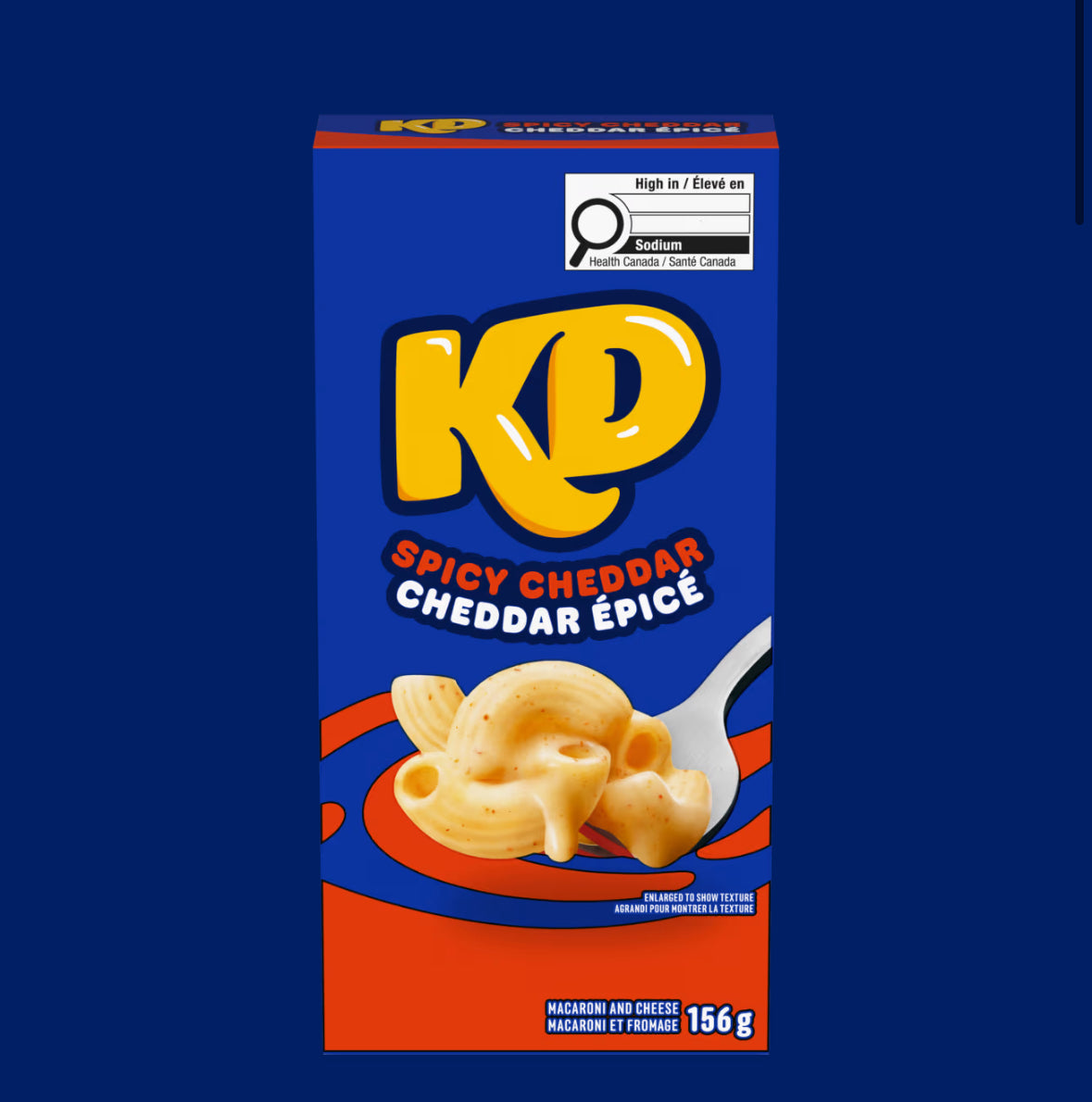 KRAFT DINNER Spicy Cheddar Macaroni & Cheese 156g