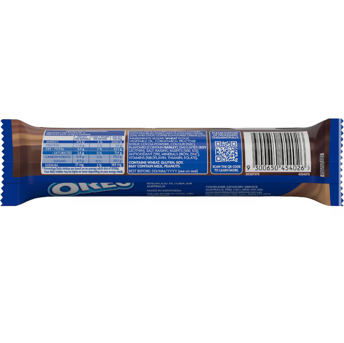 Oreo Double Stuffed Mocha Frappe 136g Australia
