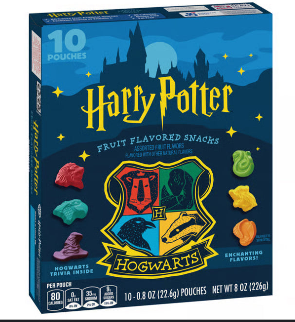 Betty Crocker Fruit Snacks Harry Potter 226g