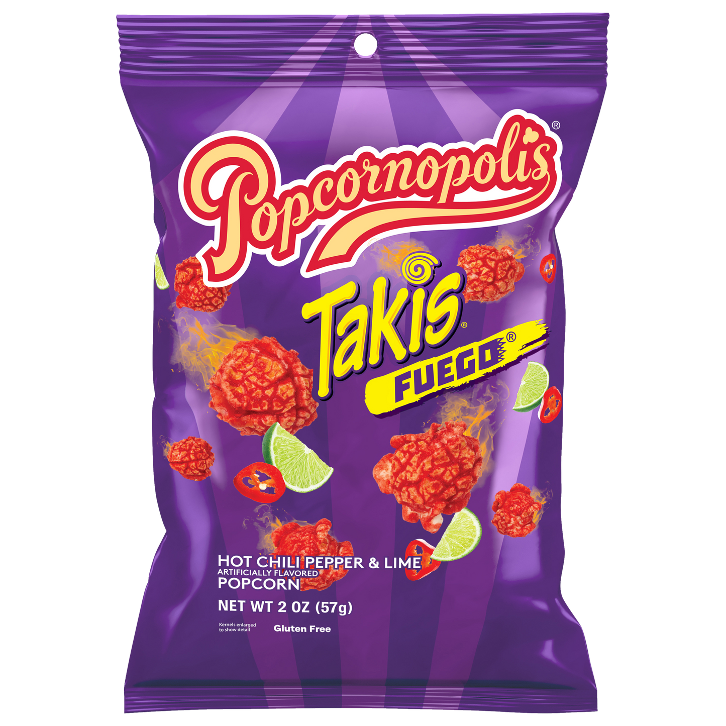 Popcornopolis Gourmet Takis Fuego Popcorn 57g