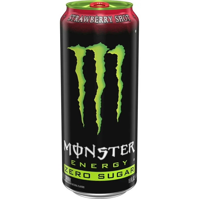 MONSTER ENERGY STRAWBERRY SHOT Zero Sugar 473ml