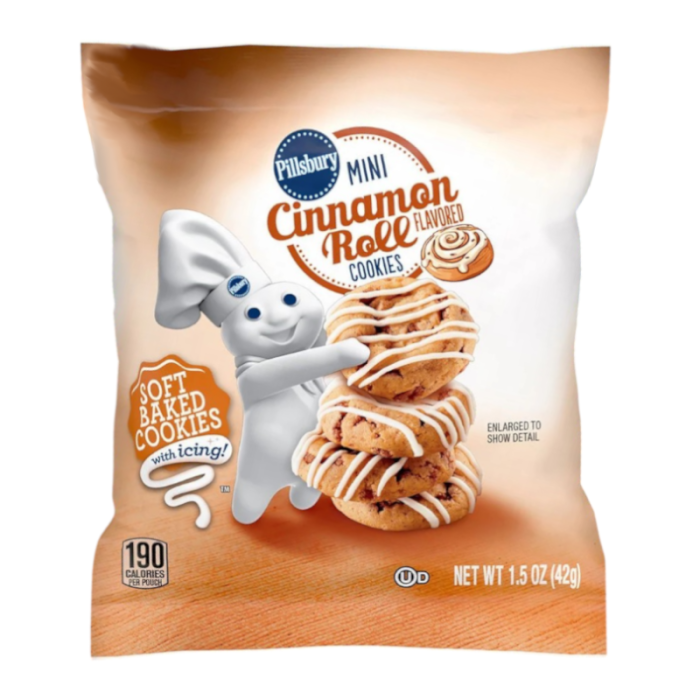 Pillsbury Soft Baked Mini Cinnamon Roll Cookies 42g