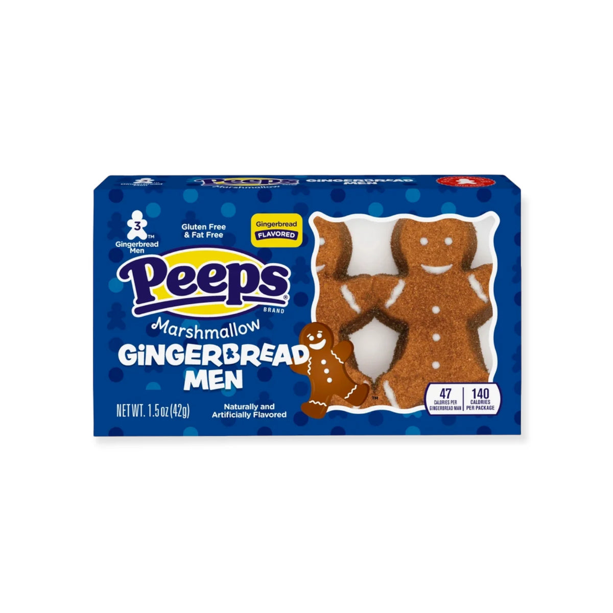 Peeps Bonshommes de Pain d'Épices Guimauve 3 unités