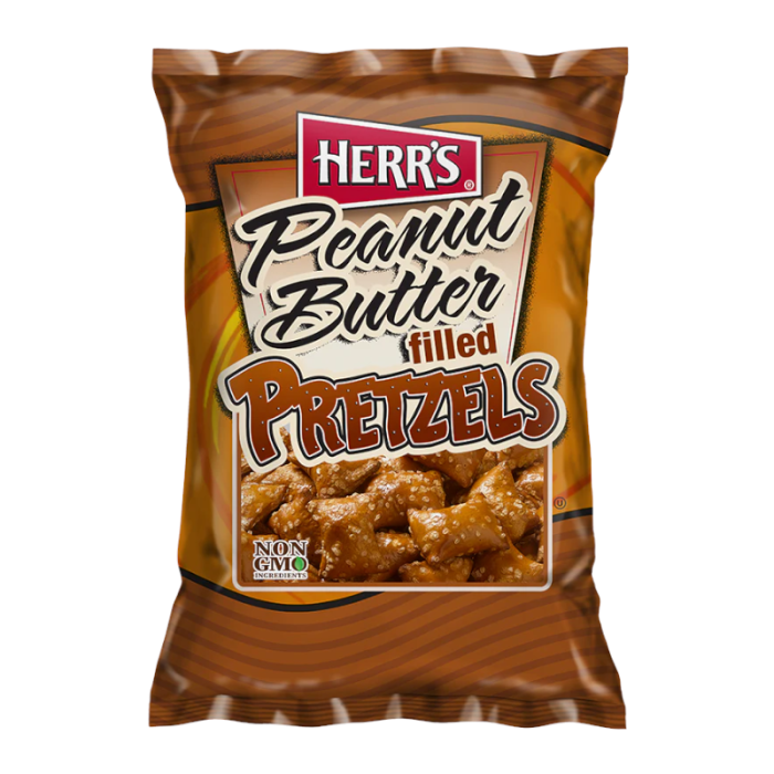 Herr's Peanut Butter filled Pretzel Nuggets 113.4g