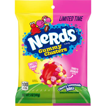 Nerds Limited Edition Cherry Lemonade Blitz Gummy Clusters 141g