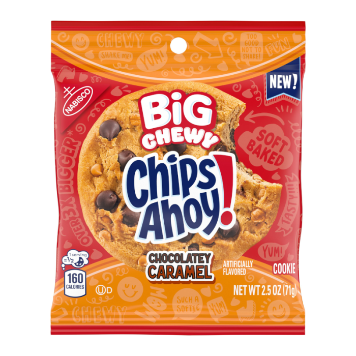 Chips Ahoy! Gros biscuits moelleux au caramel chocolaté 71 g