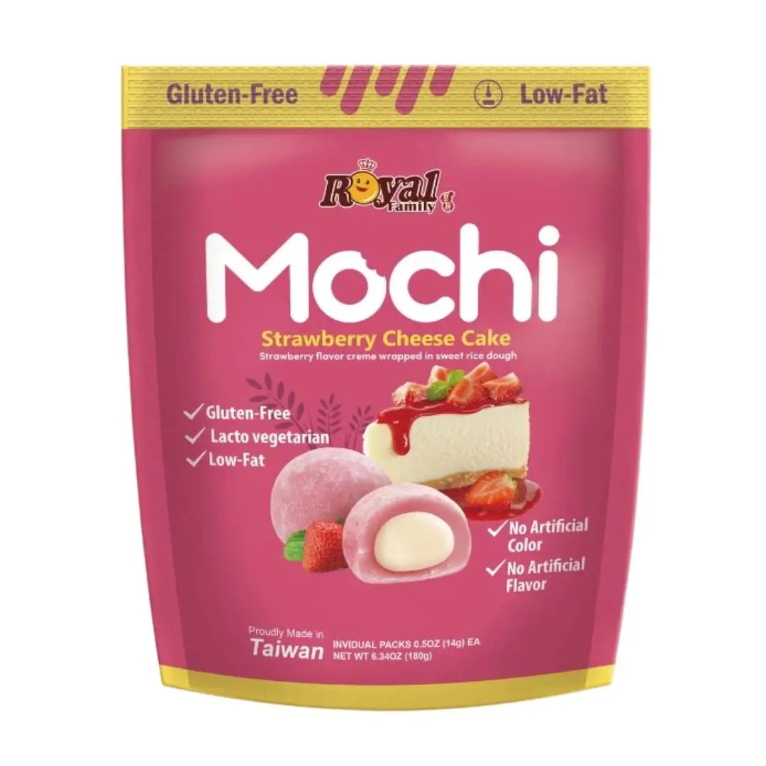 Royal Family Mochi Strawberry Cheesecake 120g Taiwan