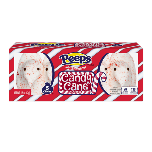 Peeps Candy Cane Chicks 5PK