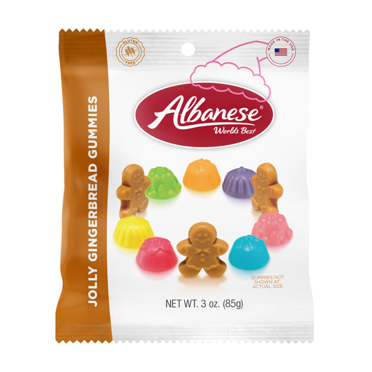Albanese World's Best Jolly Gingerbread Gummies 85g
