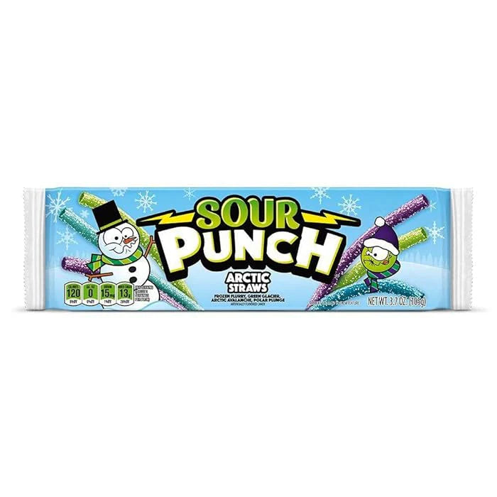 Sour Punch Artic Straws 91g