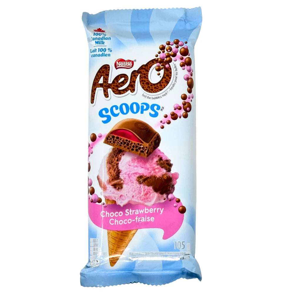 Aero Scoops Choco Strawberry Bar 105g