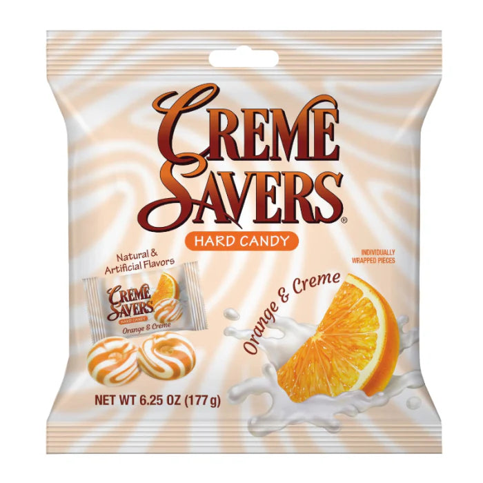 Creme Savers Hard Candy Orange & Cream 85g