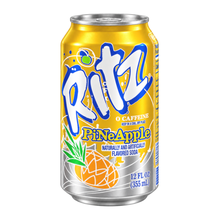 Ritz Pineapple Soda 355ml