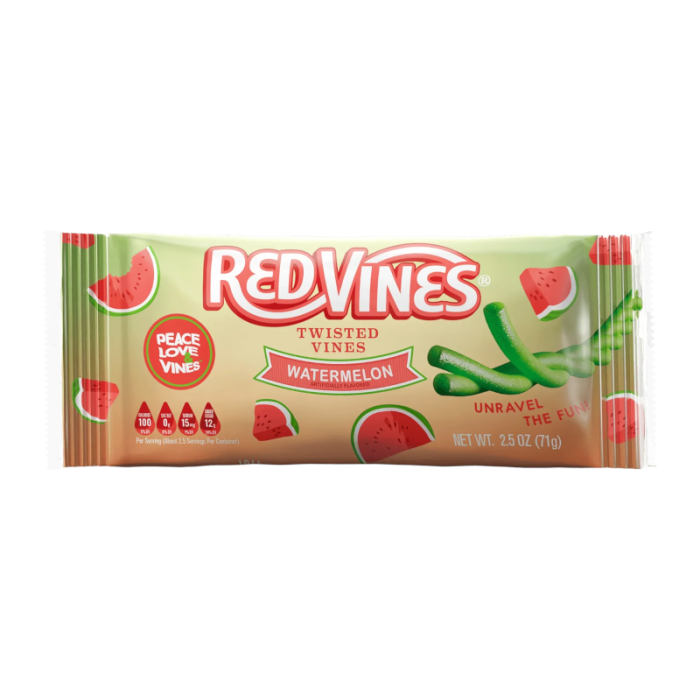 Red Vines Twisted Vines Watermelon 71g