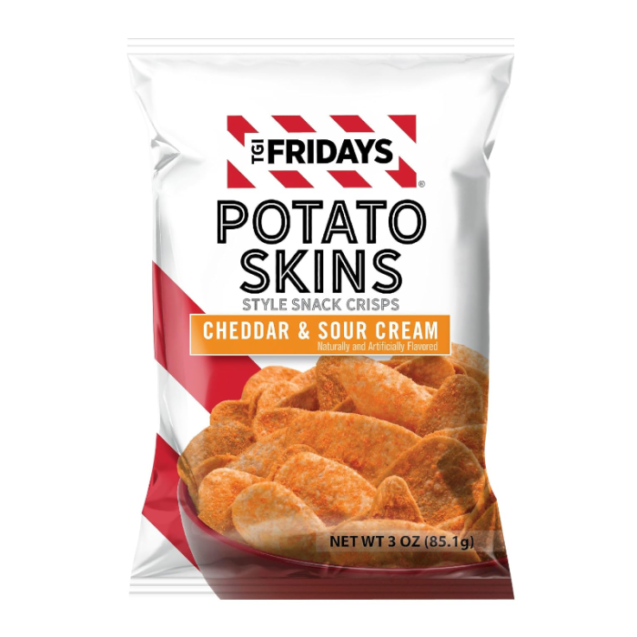 TGI Fridays Cheddar & Sour Cream Potato Skins 85g