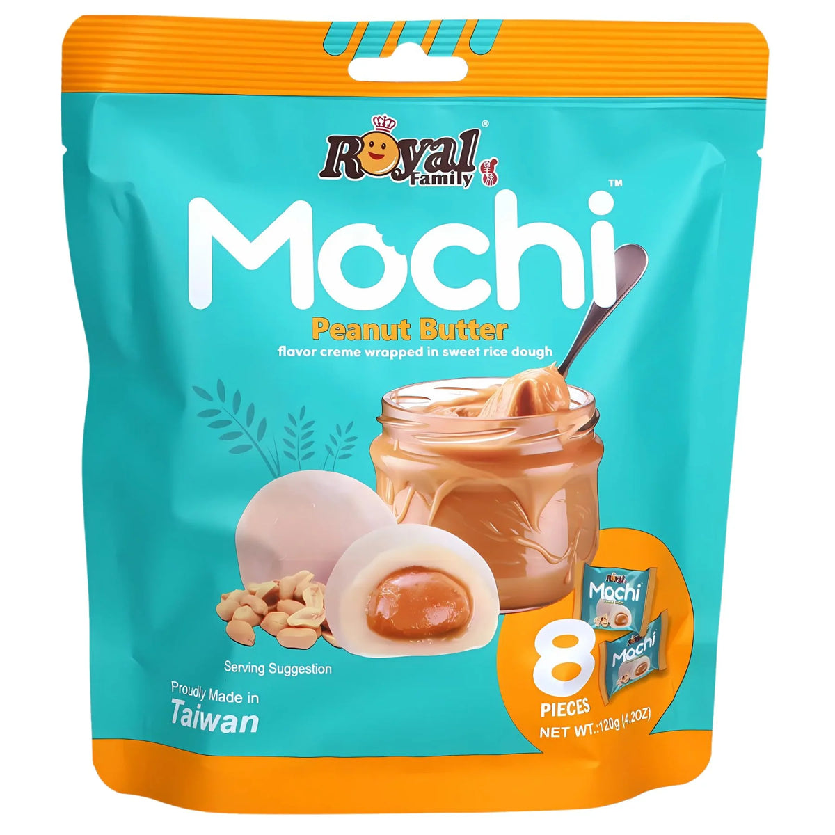 Royal Family Mochi Peanut Butter 120g