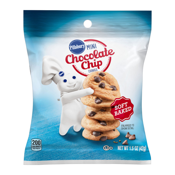 Pillsbury Soft Baked Mini Chocolate Chip Cookies 28g