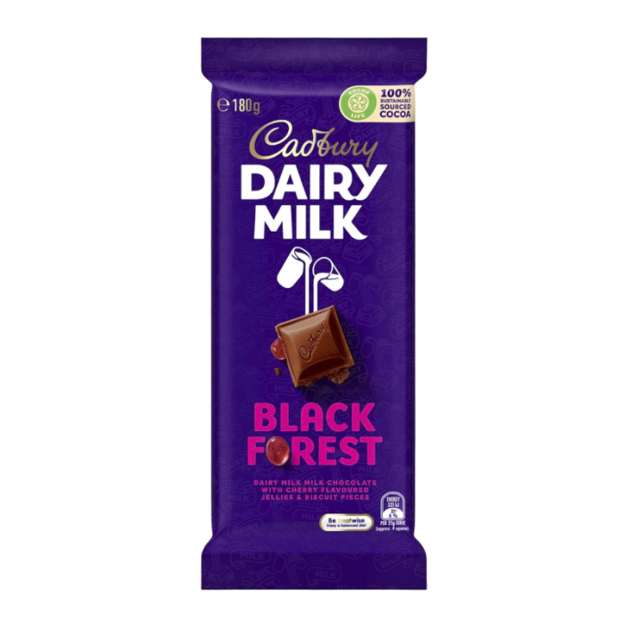 Cadbury Black Forest Block 180g New Zealand