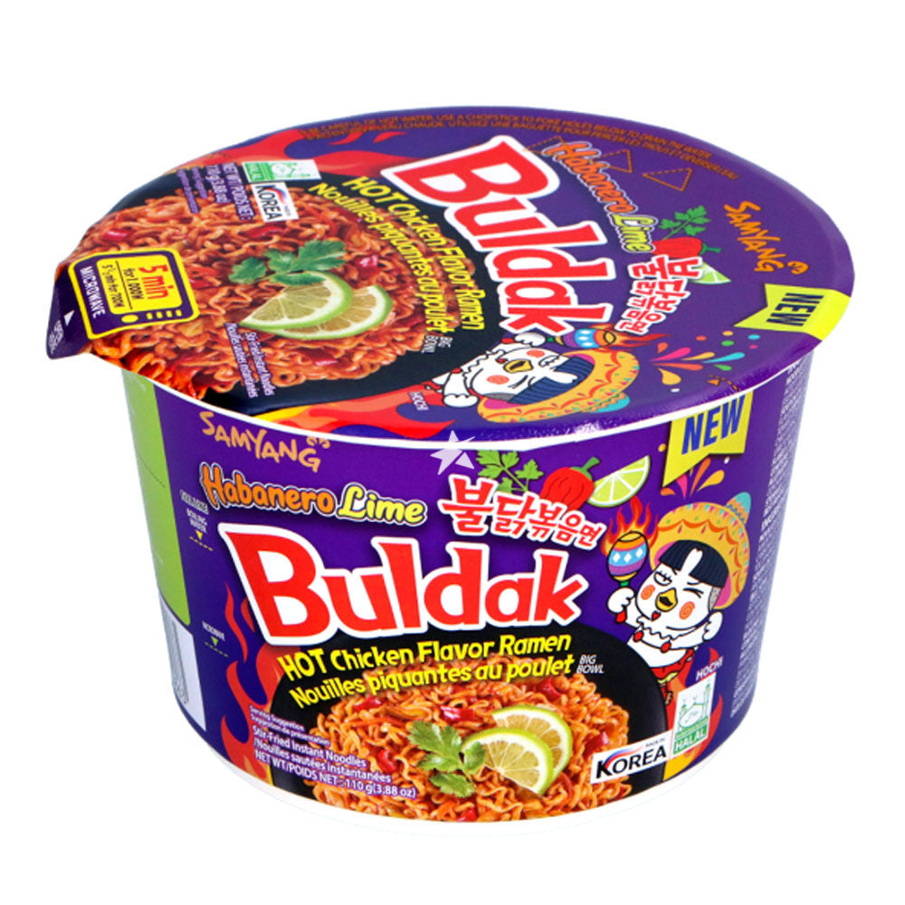 Buldak Habanero Lime Ramen Bowl 110g