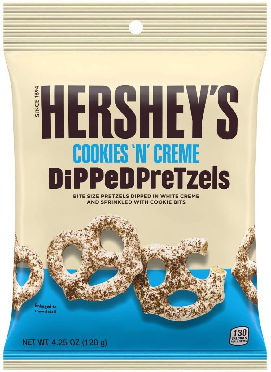 Hershey's Cookies 'N' Creme Dipped Pretzels 120g