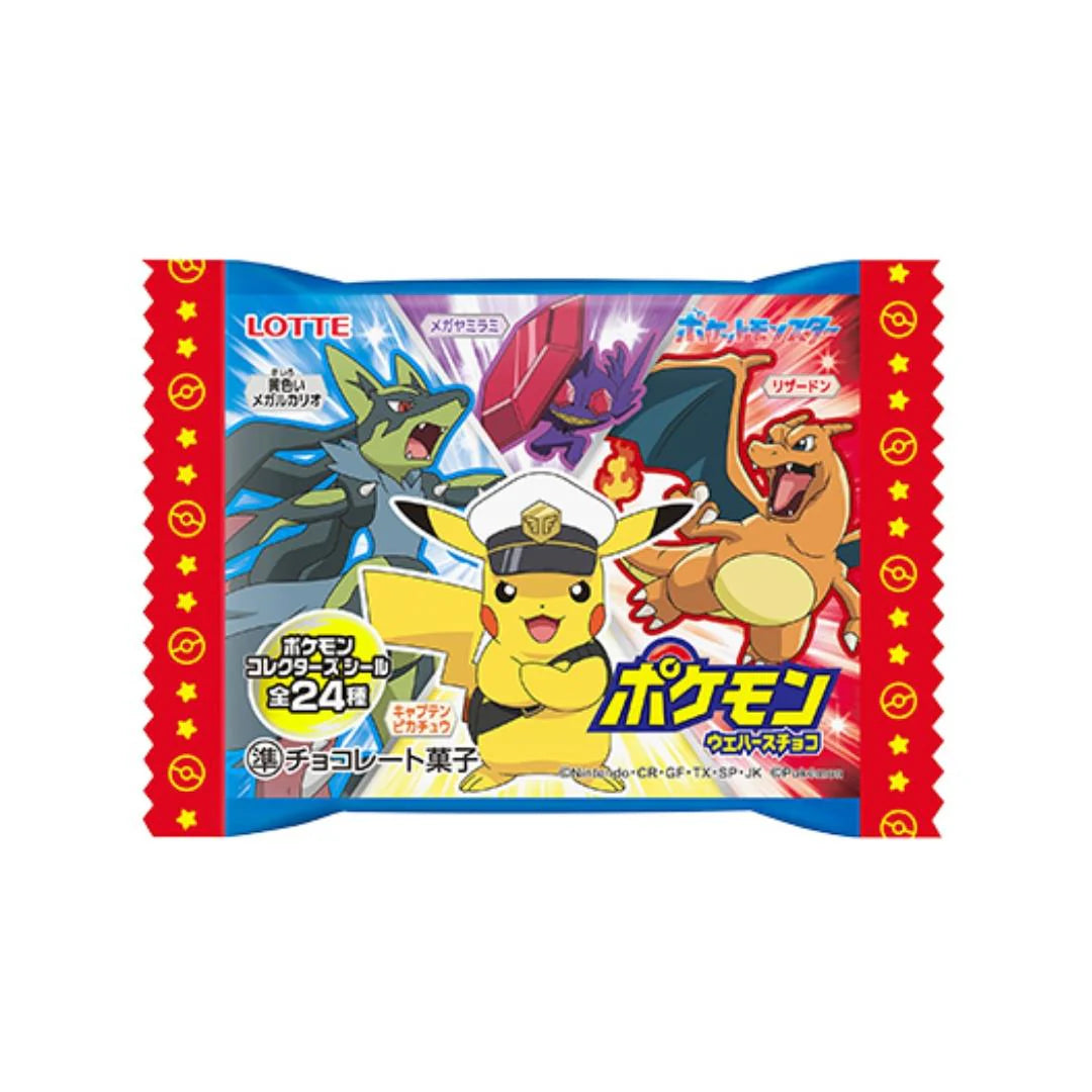 Lotte Pokemon Choco Wafer with Sticker