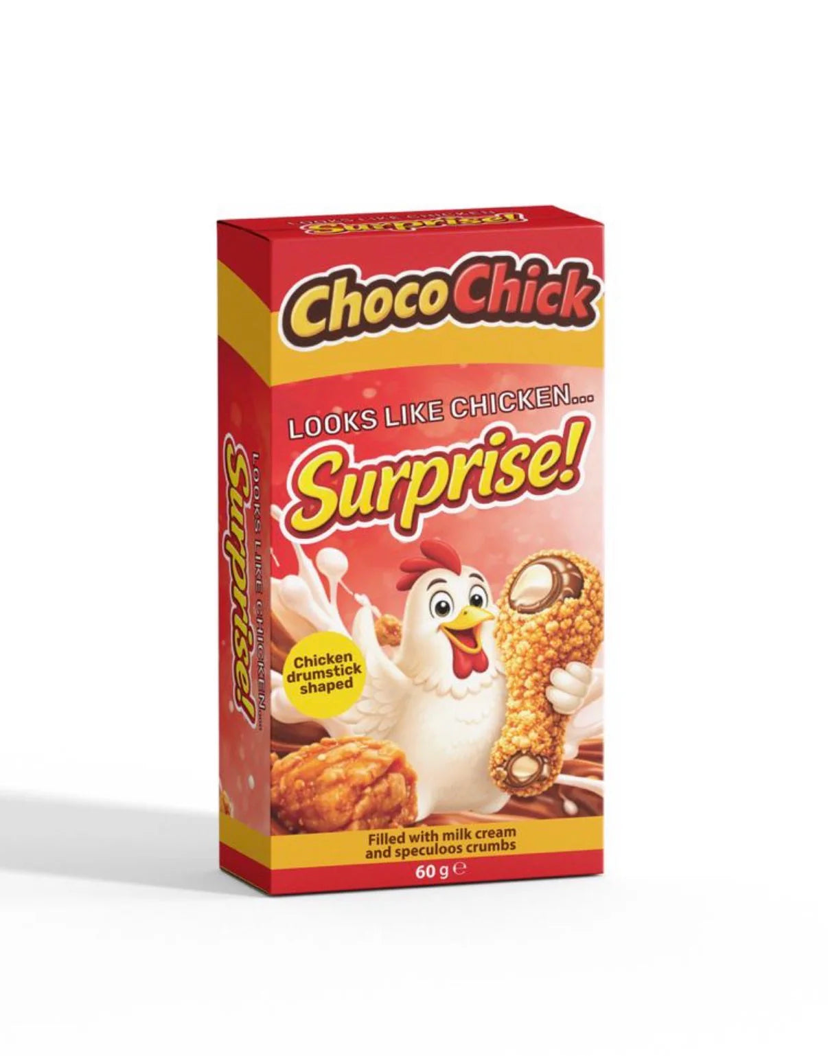 Choco Chick Chocolate Biscoff Chicken Drumstick 60g