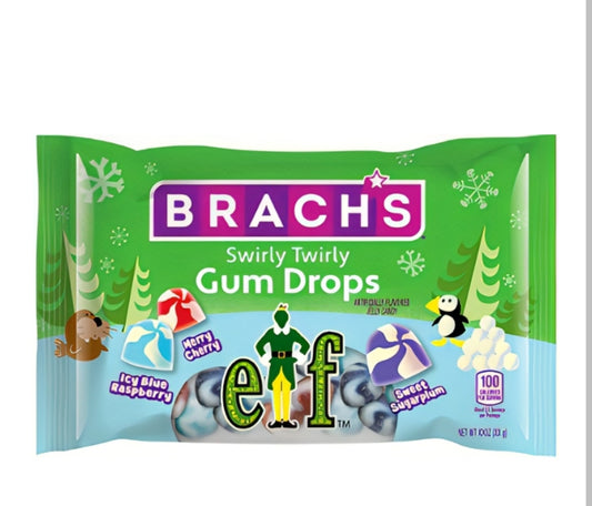 Brach's Elf Swirly Twirly Gum Drops 70g