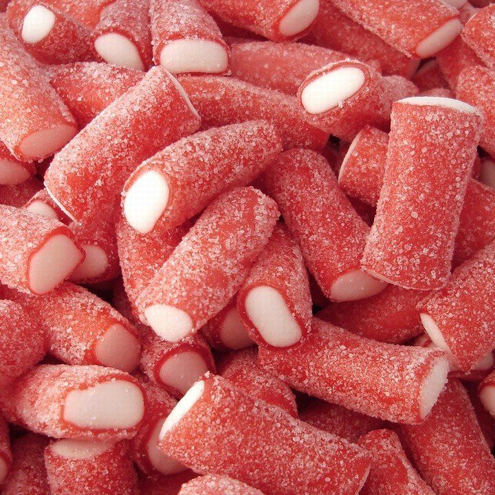 Fizzy Strawberry Bites 100g