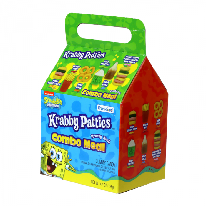 Spongebob Squarepants Krabby Patties Take Out Box 125g