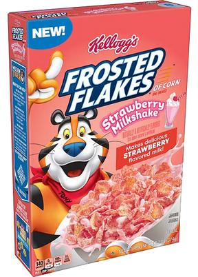 Kellogg’s Frosted Flakes Strawberry Milkshake 329g