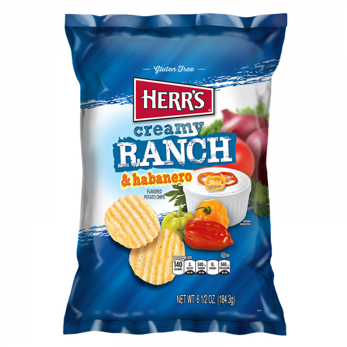 Herr's Creamy Ranch & Habanero 184g