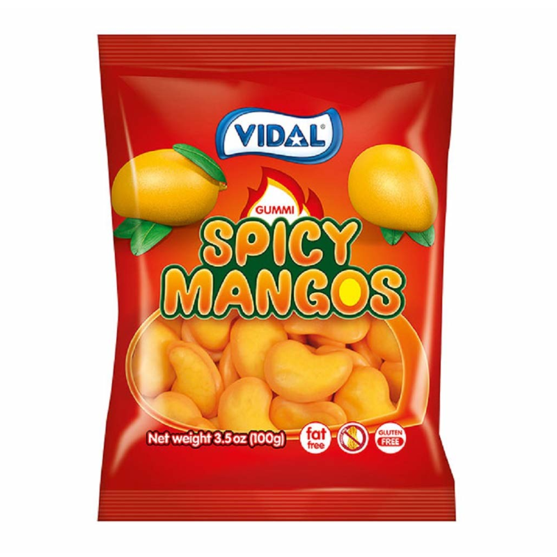 Vidal Spicy Mangos 100g