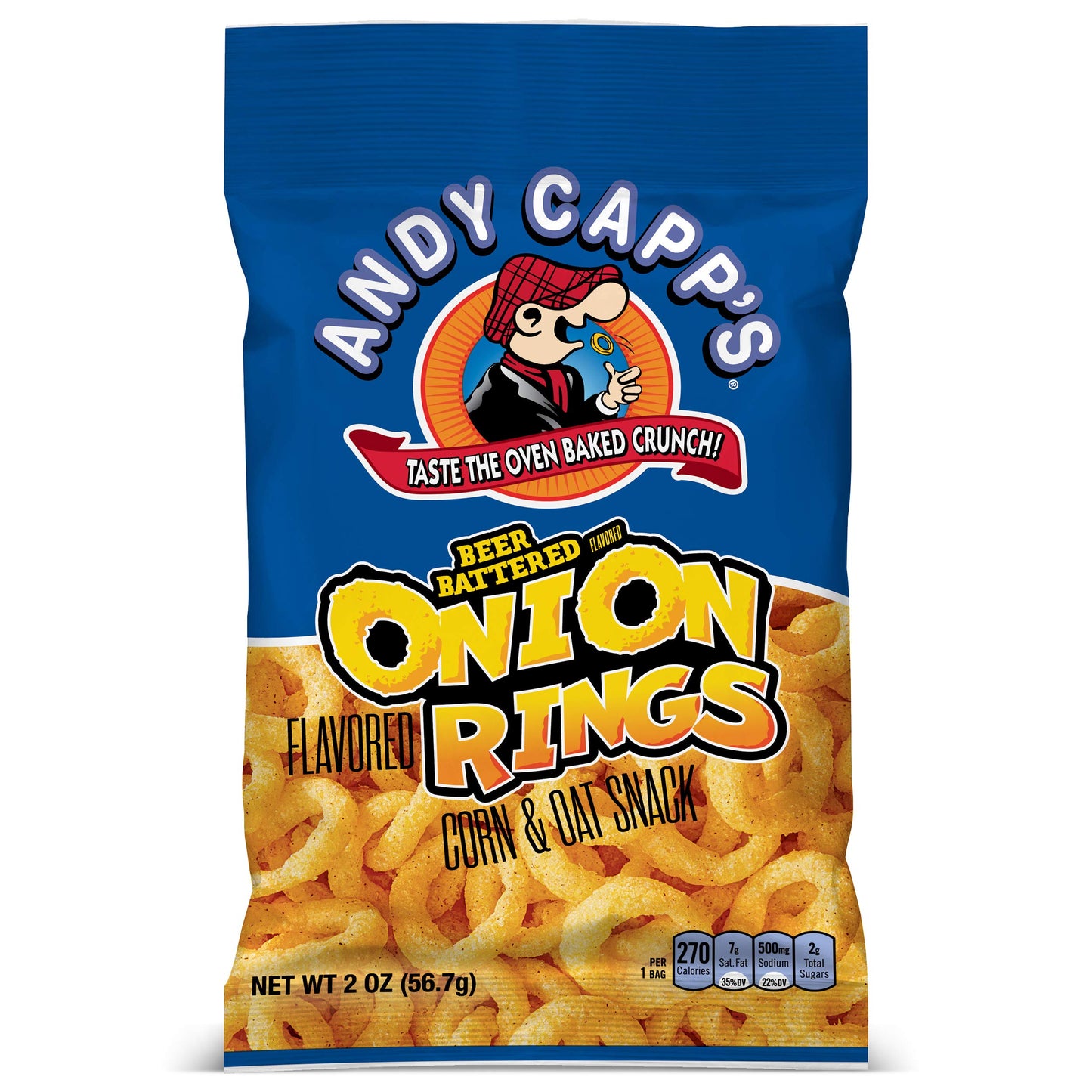 Andy Capp's Beer Battered Onion Rings 56g
