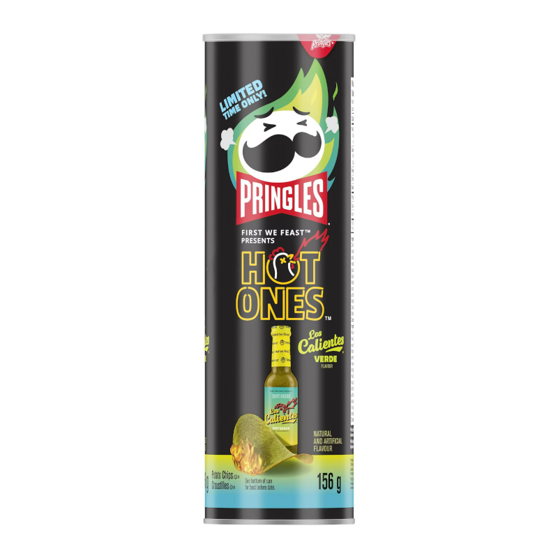 Pringles Hot Ones Verdes 156g