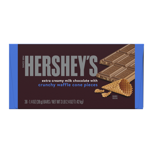 Hershey's Extra Creamy with
Waffle Cone Pieces