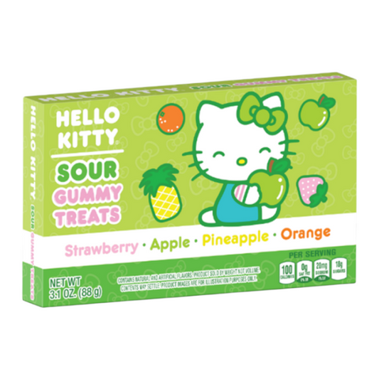Hello Kitty Sour Fruit Gummi Treats Box 88g