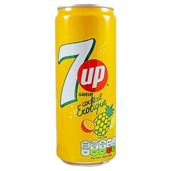 7up Cocktail Exotique 330ml France
