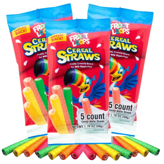 Kellogg’s Froot Loops Cereal Straws 50G