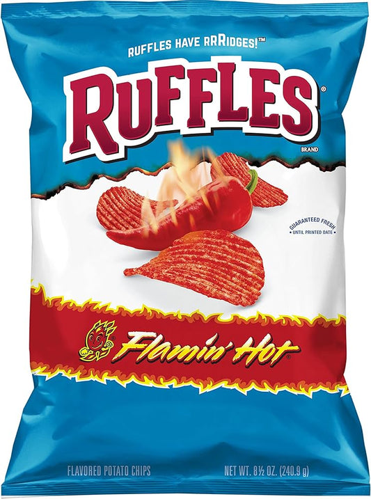 Ruffles Potato Chips Flamin Hot 184g