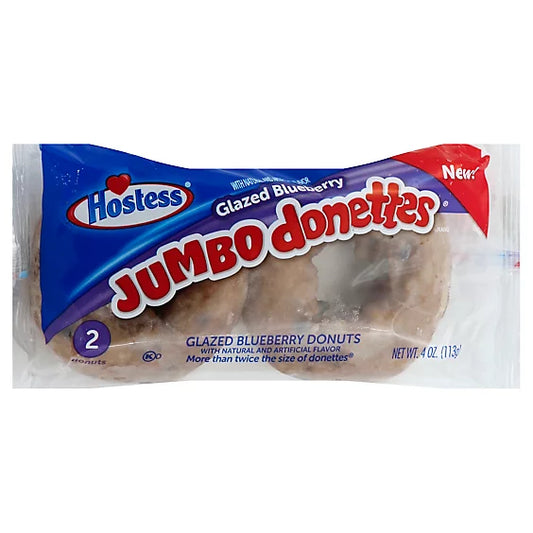 Hostess Glazed Blueberry Jumbo Donettes