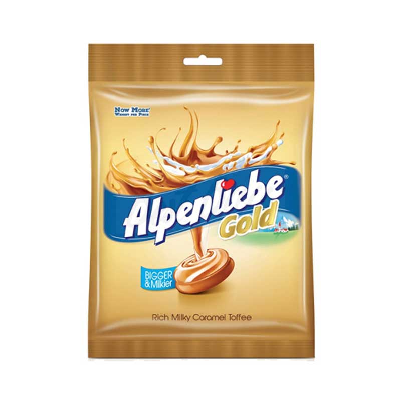 Alpenliebe Caramel Peg Bag 125g