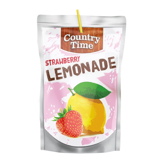 Country Time Strawberry Lemonade Drink Pouch 177ml