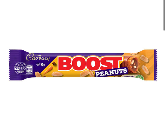Cadbury Boost Peanuts 50g Australia