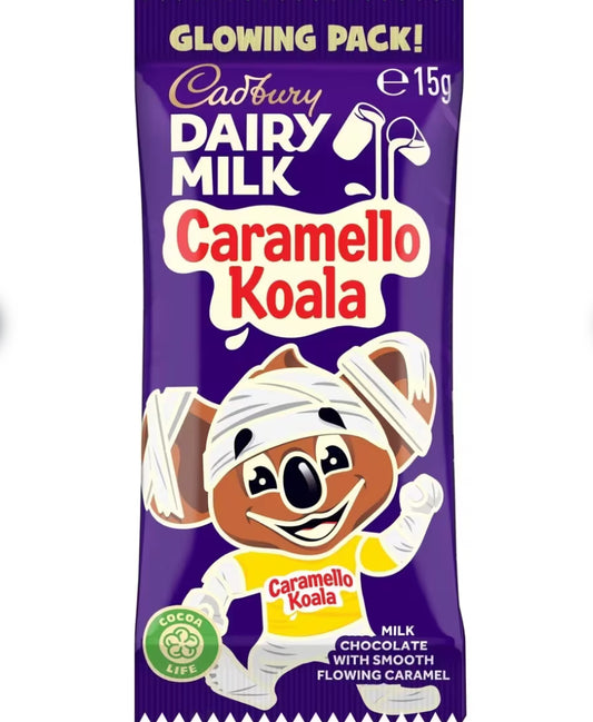 Cadbury Caramel Koala Glow in the Dark 15g Australia