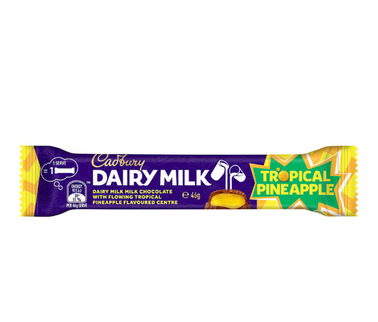 Cadbury Dairy Milk Tropical Pineapple 46g Australia