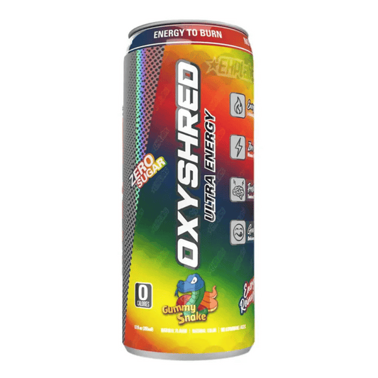 OxyShred Ultra Energy Drink Zero Sugar - Gummy Snake Flavour 355ml