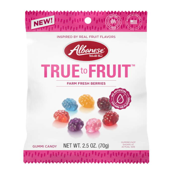 Albanese True to Fruit Farm Fresh Berries 70g