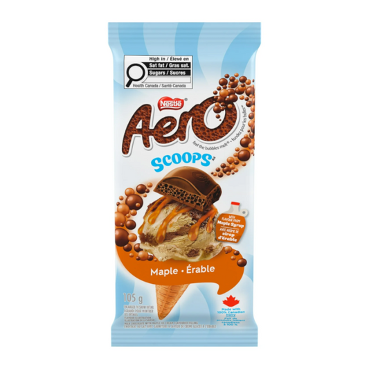 Aero Scoops Maple Bar 105g Canada