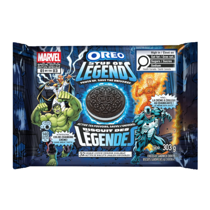 Oreo Marvel Stuf Of Legends Cookies 303g