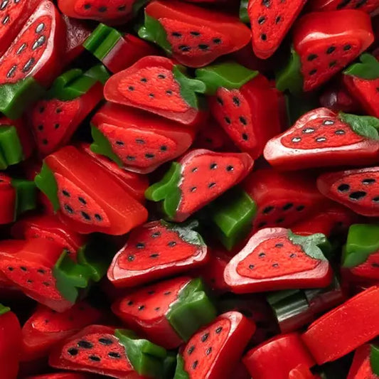 Peelable strawberry slices 100g